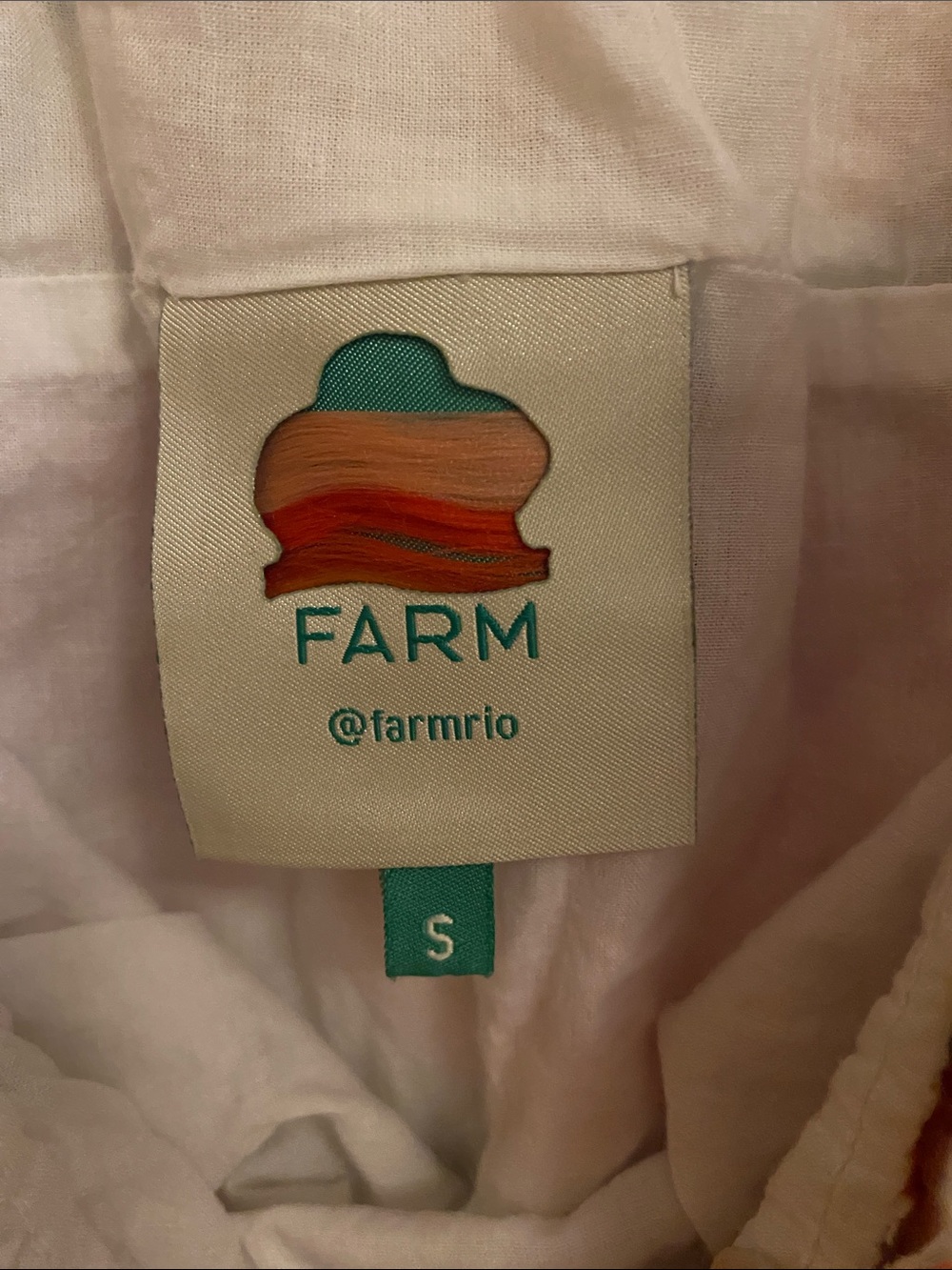 FARM Rio Macaw Bloom Tiered Maxi Dress - White with Pink & Yellow Bloom Sz S - Picture 5 of 12